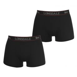 Lonsdale 2 Pack Trunks Mens