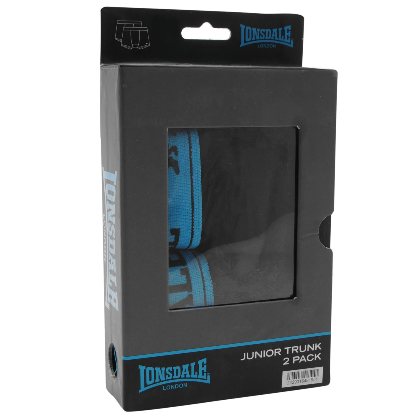 Lonsdale 2 Pack Trunk Junior Boys 3 Lonsdale 2 Pack Trunk Junior Boys - Image 3