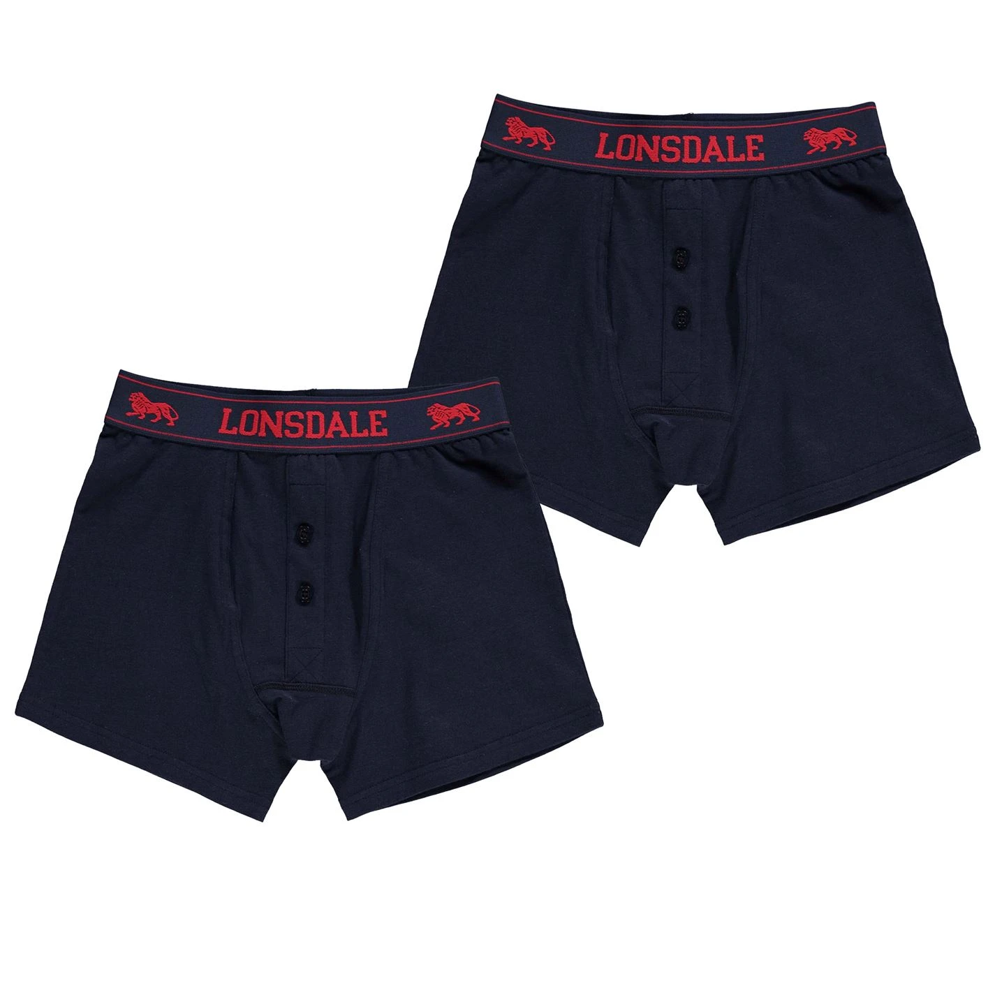 Lonsdale 2 Pack Boxers Junior 1 Lonsdale 2 Pack Boxers Junior