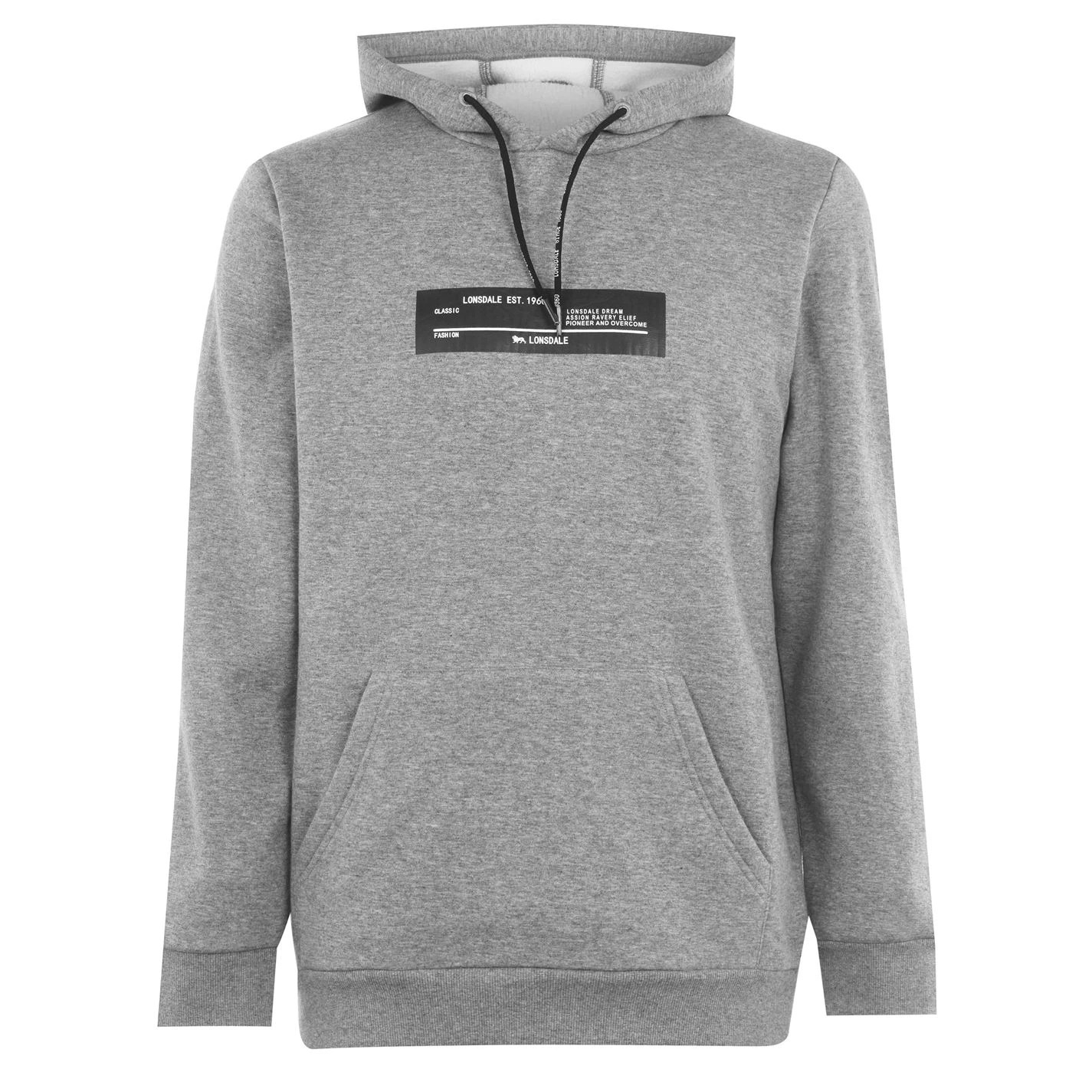 Lonsdale Fleece Hoodie Mens 1 Lonsdale Fleece Hoodie Mens