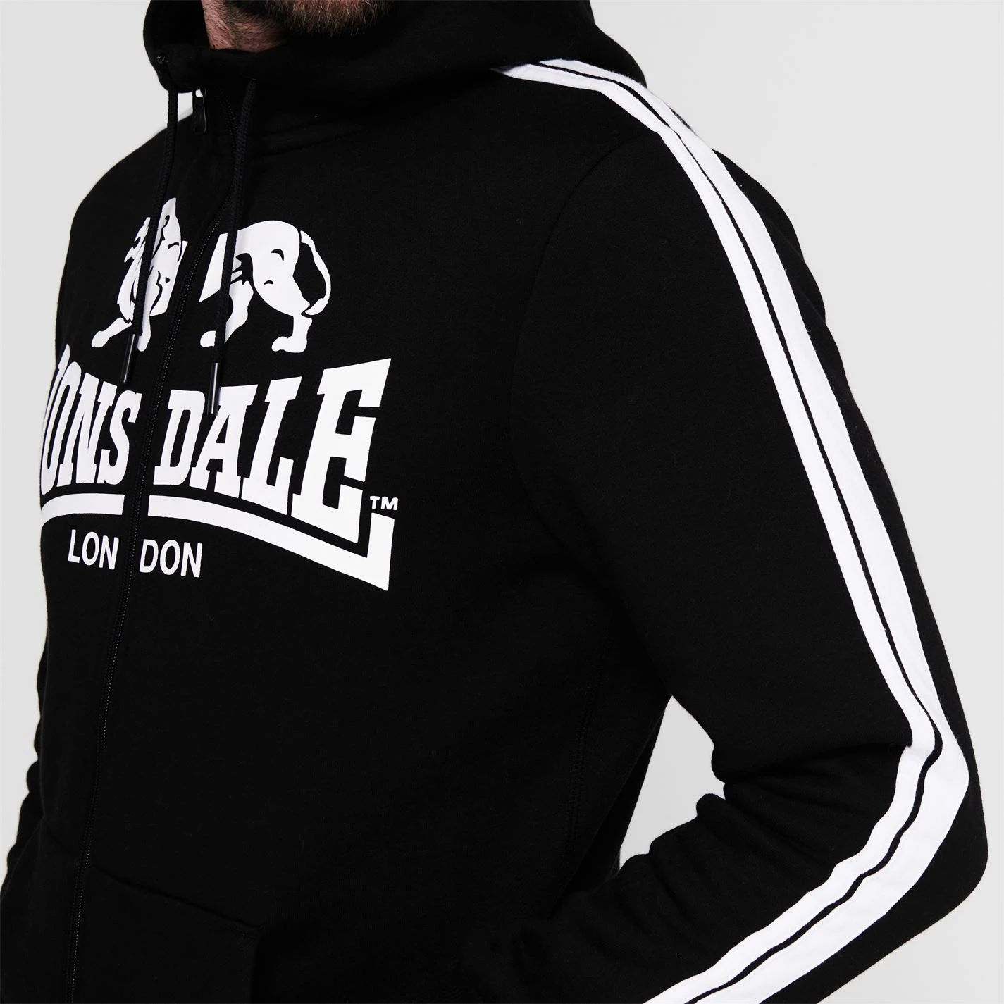Lonsdale 2S Zip Hoody Mens 6 Lonsdale 2S Zip Hoody Mens - Image 6