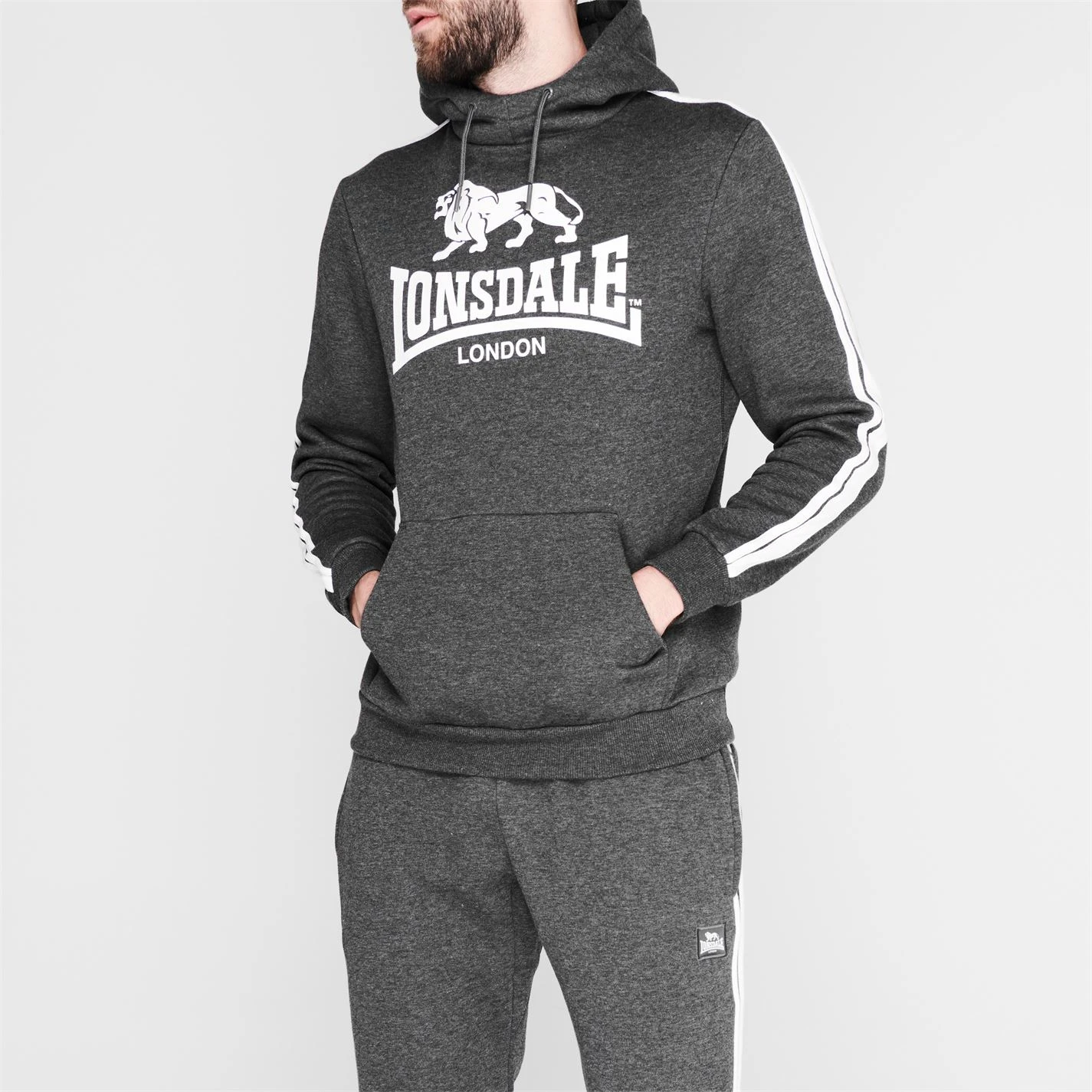 Lonsdale 2S OTH Hoody Mens 2 Lonsdale 2S OTH Hoody Mens - Image 2