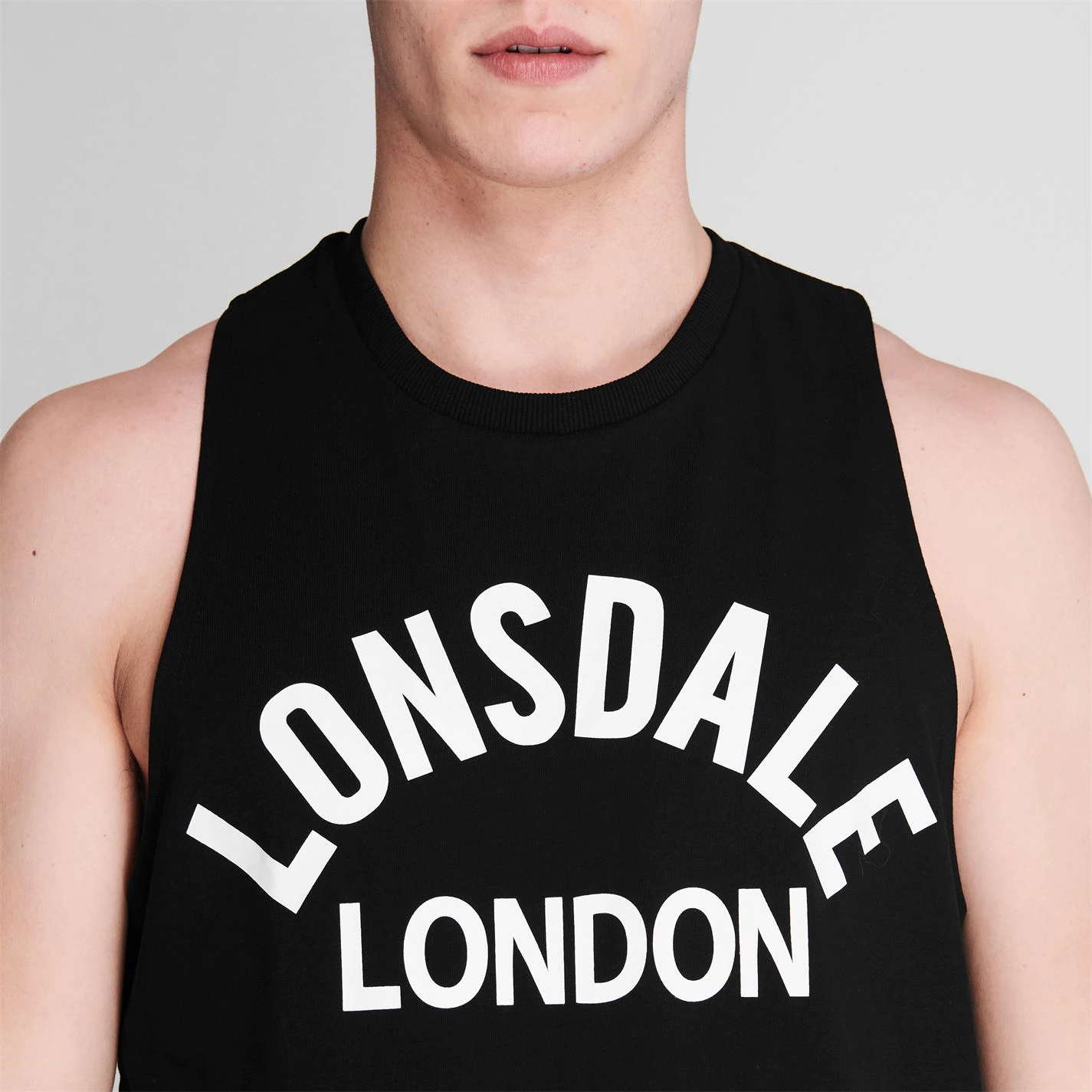 Lonsdale Muscle Vest Mens 4 Lonsdale Muscle Vest Mens - Image 4