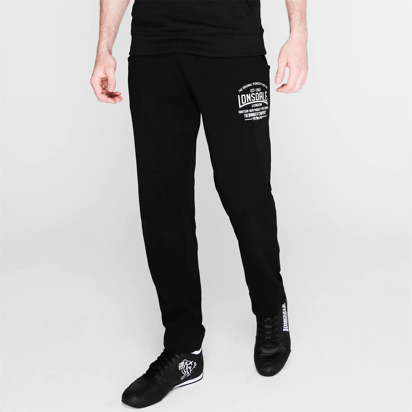 Lonsdale Box Lightweight Sweat Pants Mens 2 Lonsdale Box Lightweight Sweat Pants Mens - Image 2