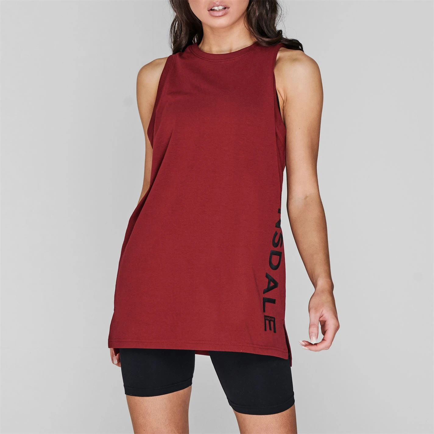 Lonsdale Long Line Vest Ladies 2 Lonsdale Long Line Vest Ladies - Image 2